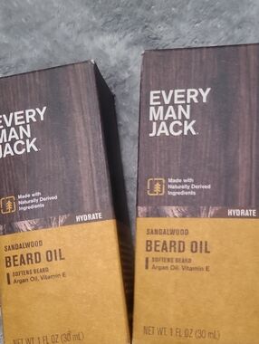 Every Man Jack Sandalwood Beard Oil - Brown